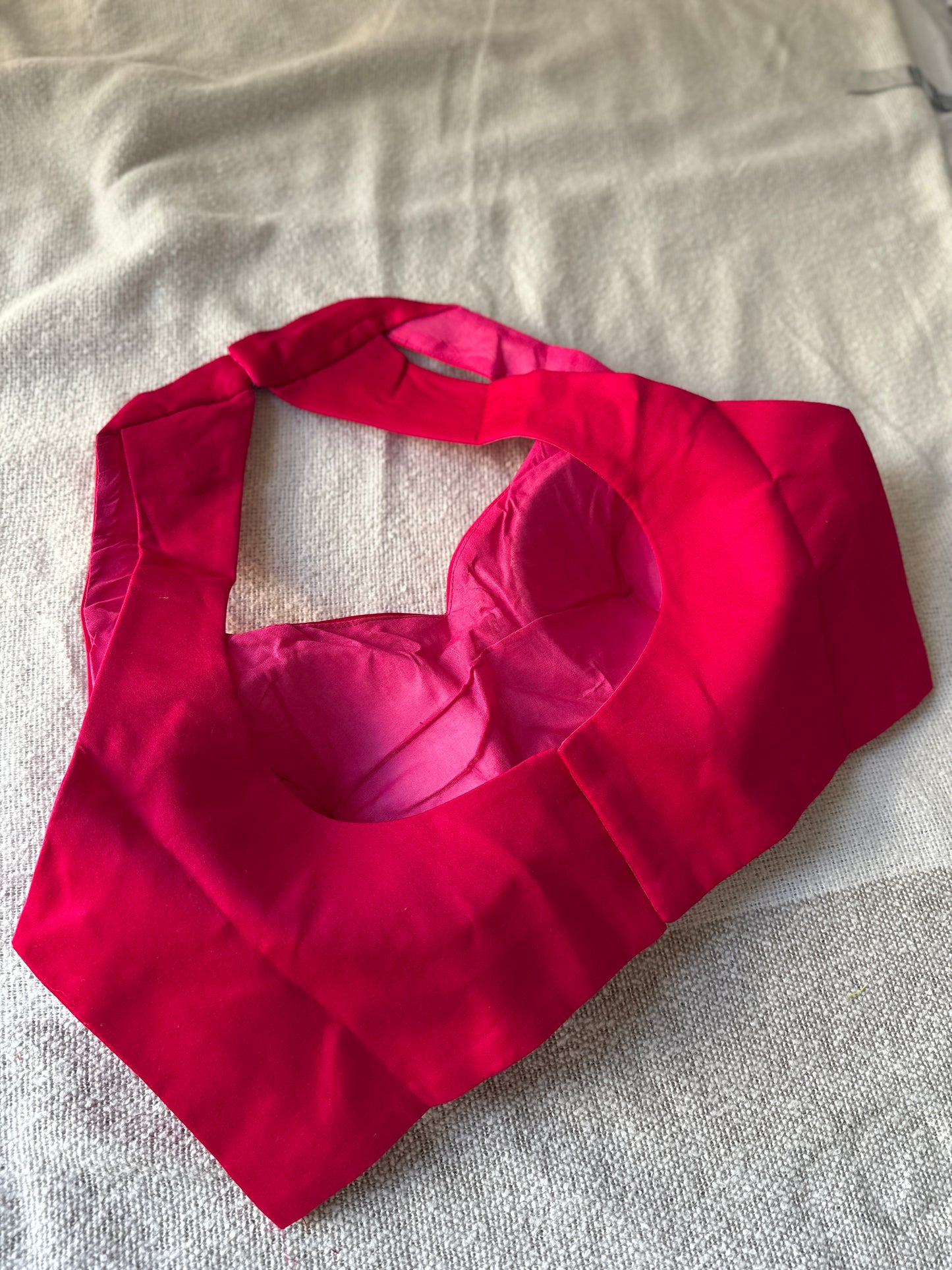 Halter Hot Pink Blouse