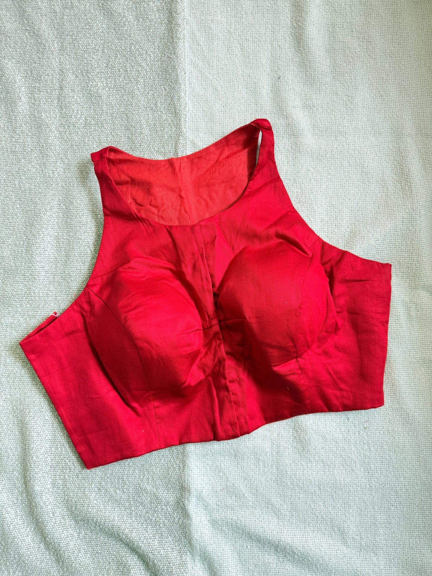 Halterneck Blouse (Red)