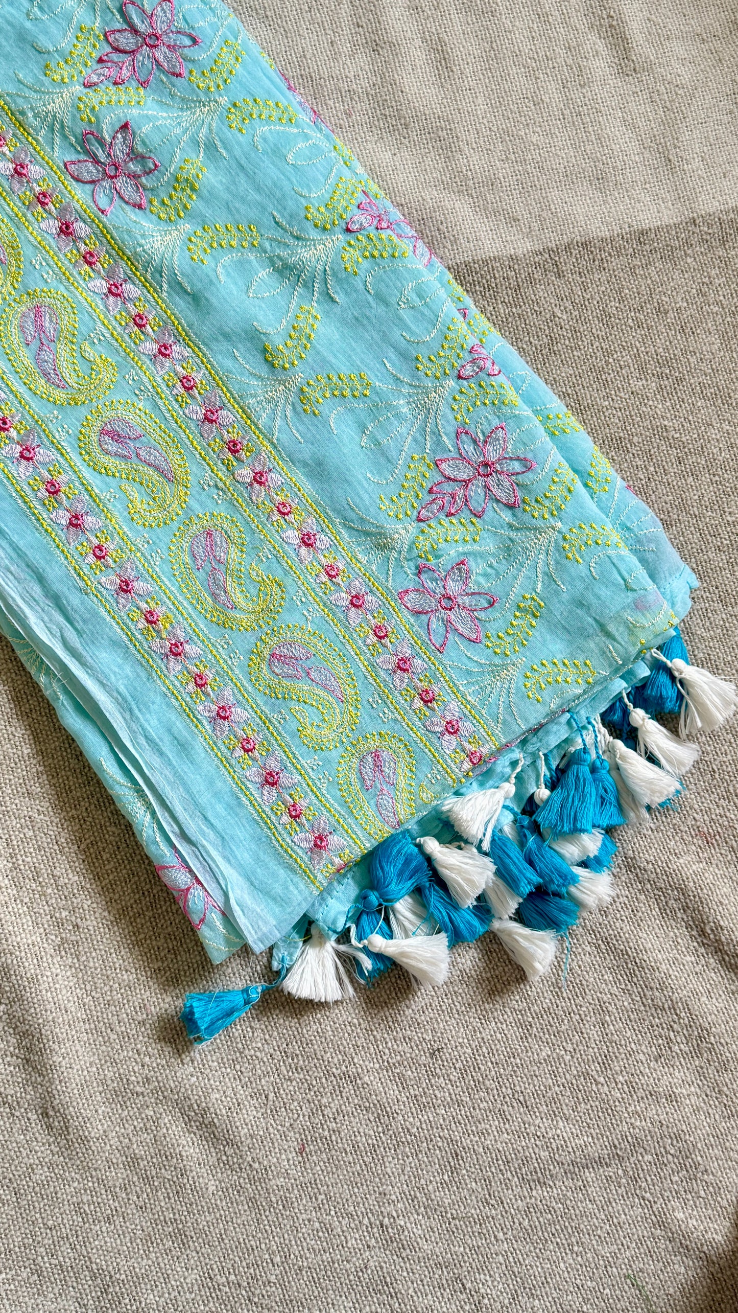 Nakshi (Nazaakat) 🌸 Sky Blue