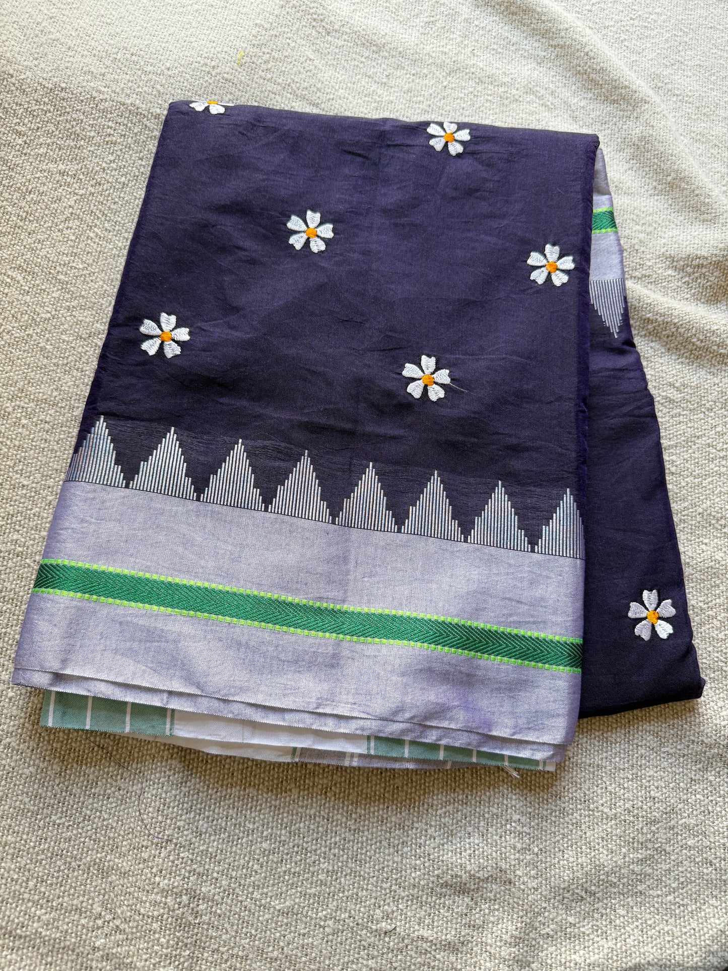 Blue Irkal Cotton Silk Sadafuli Saree