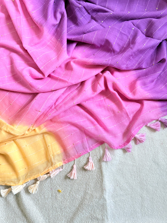 Tie-Dye (Purple-Pink-Yellow )
