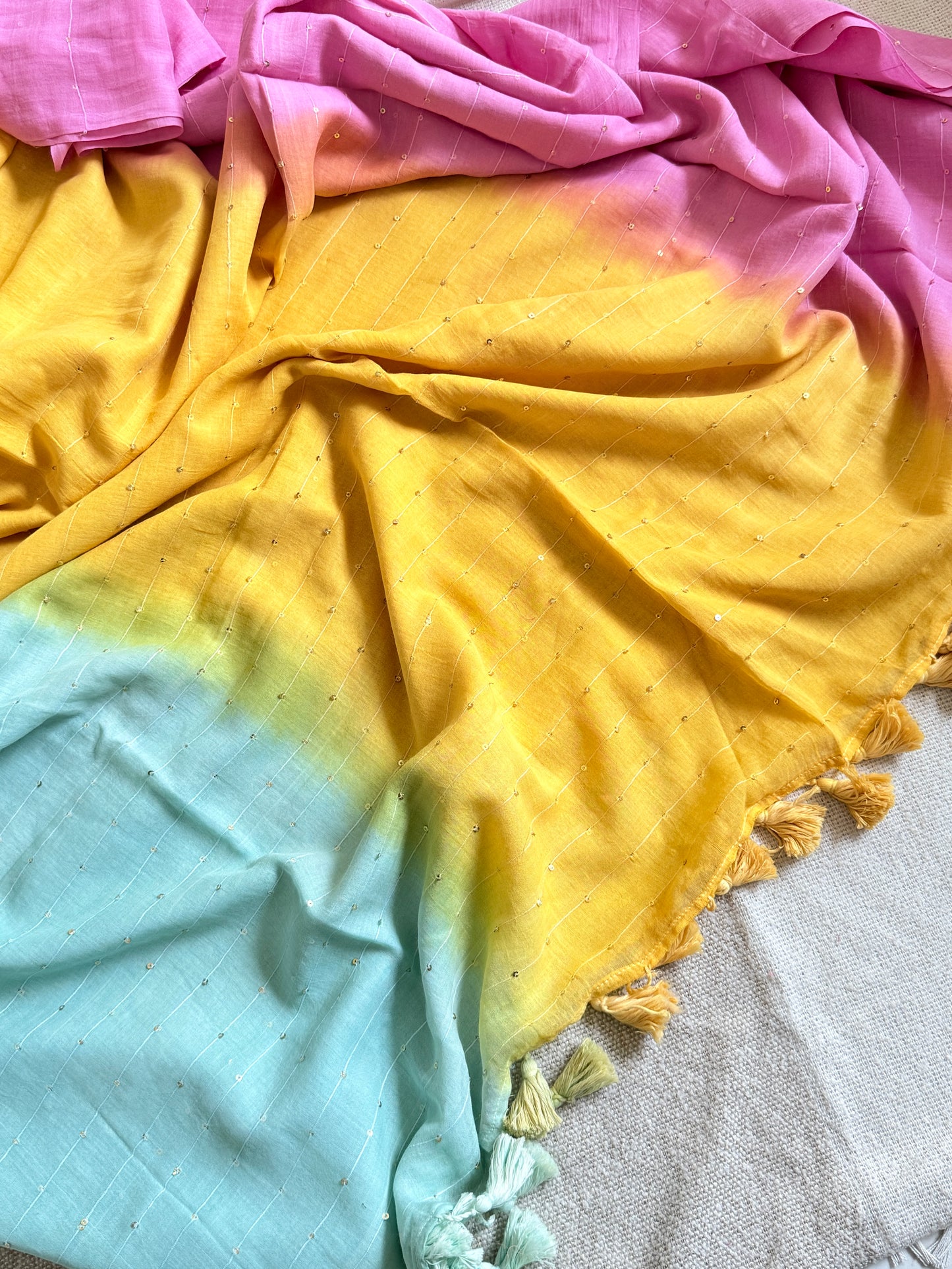Tie-Dye (Pink-Yellow-tealblue)