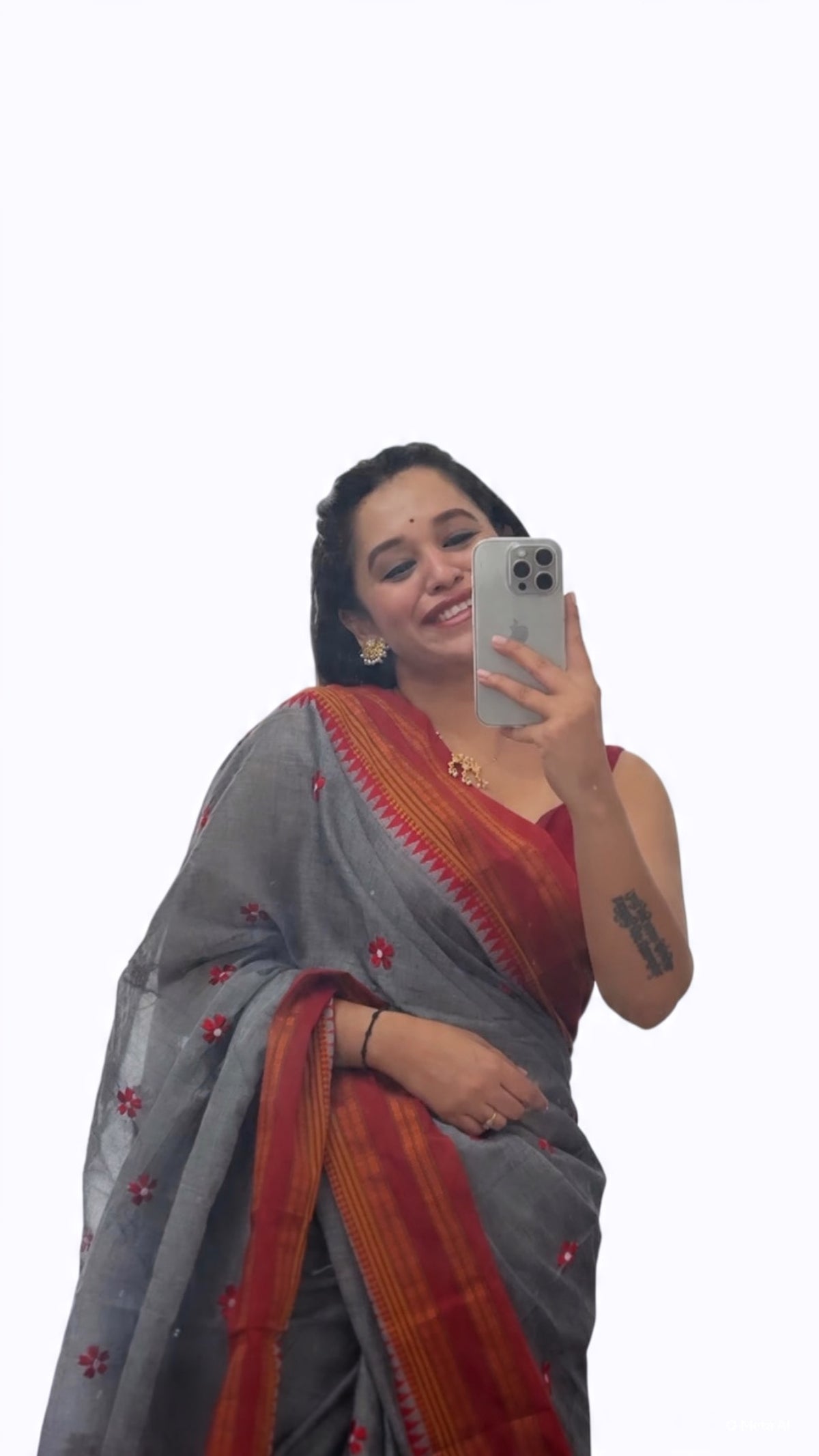 Narayanpeth Mercerise Cotton (Grey)