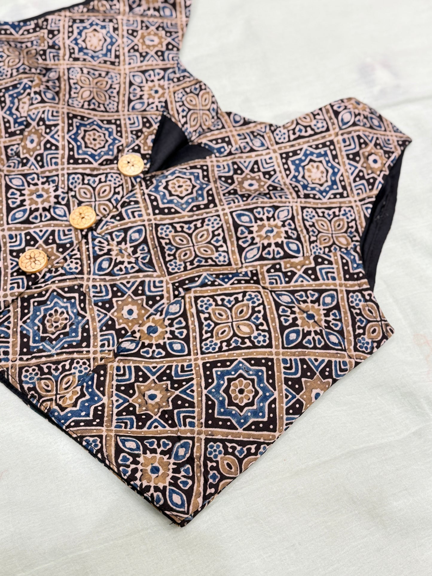 Ajrakh Printed Modal Blouse