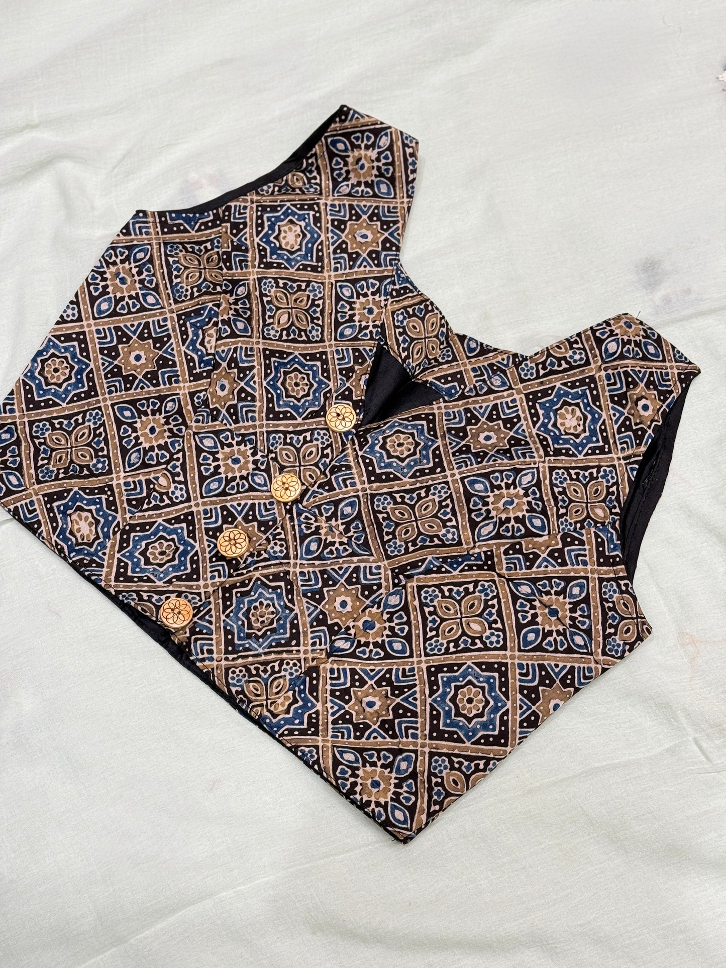 Ajrakh Printed Modal Blouse