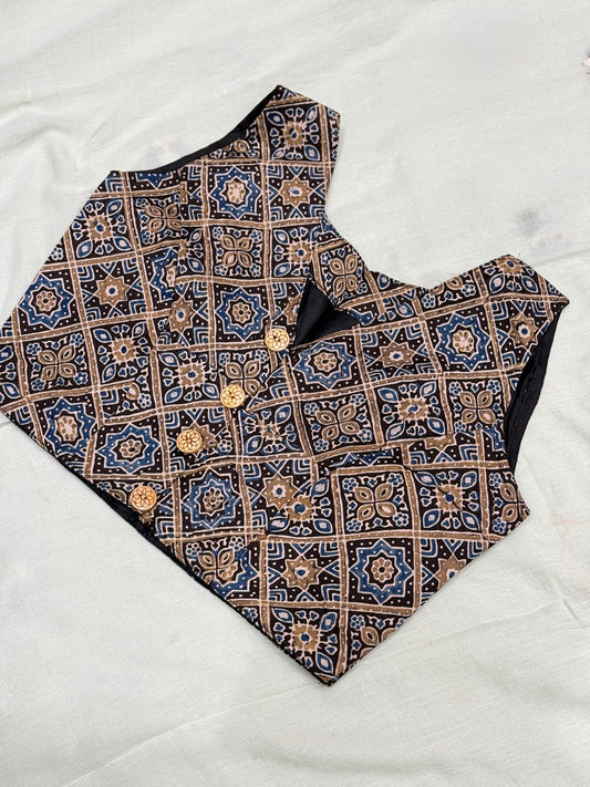 Ajrakh Printed Modal Blouse
