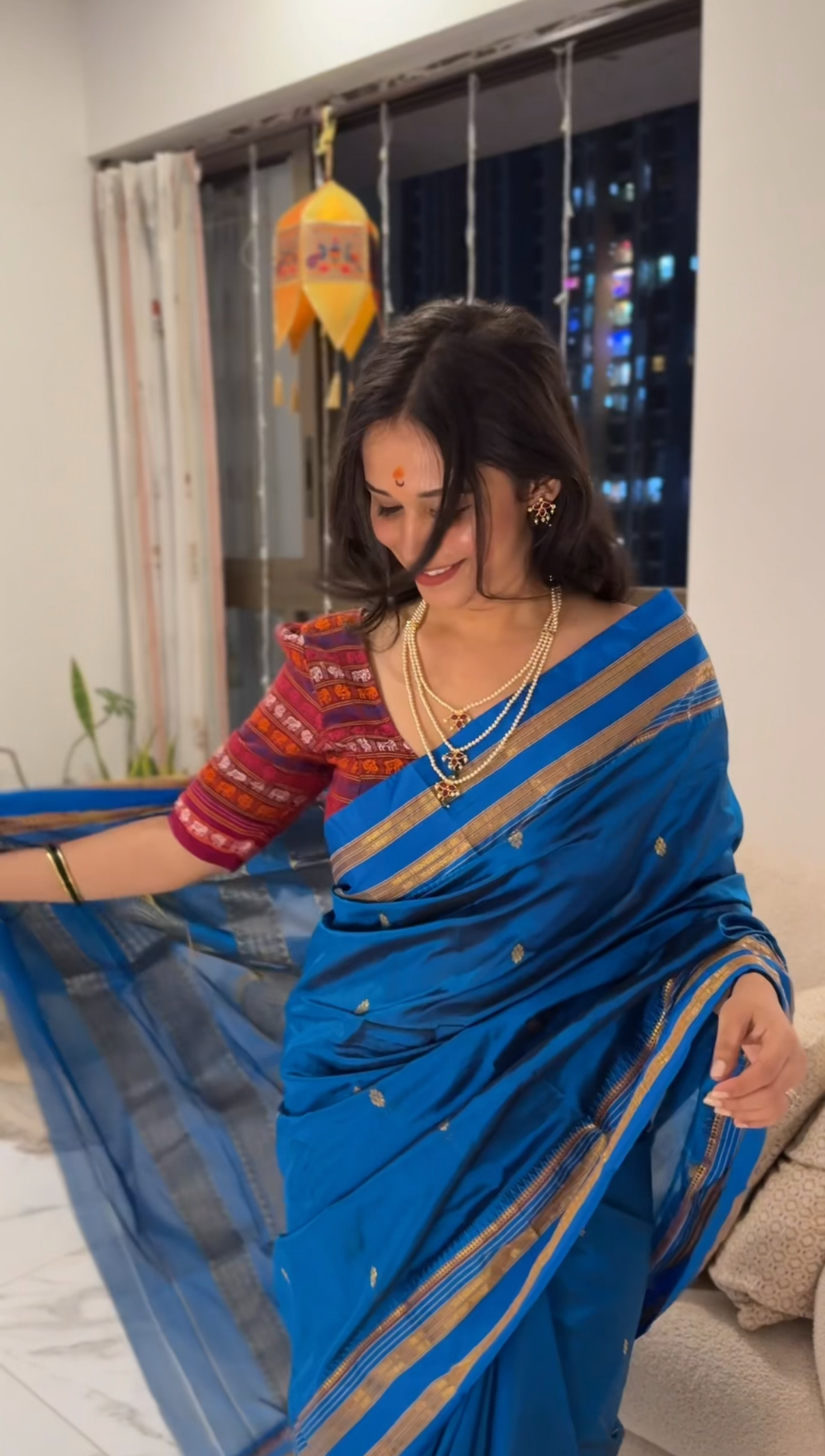 Chintamani Pure Silk Narayanpeth Saree