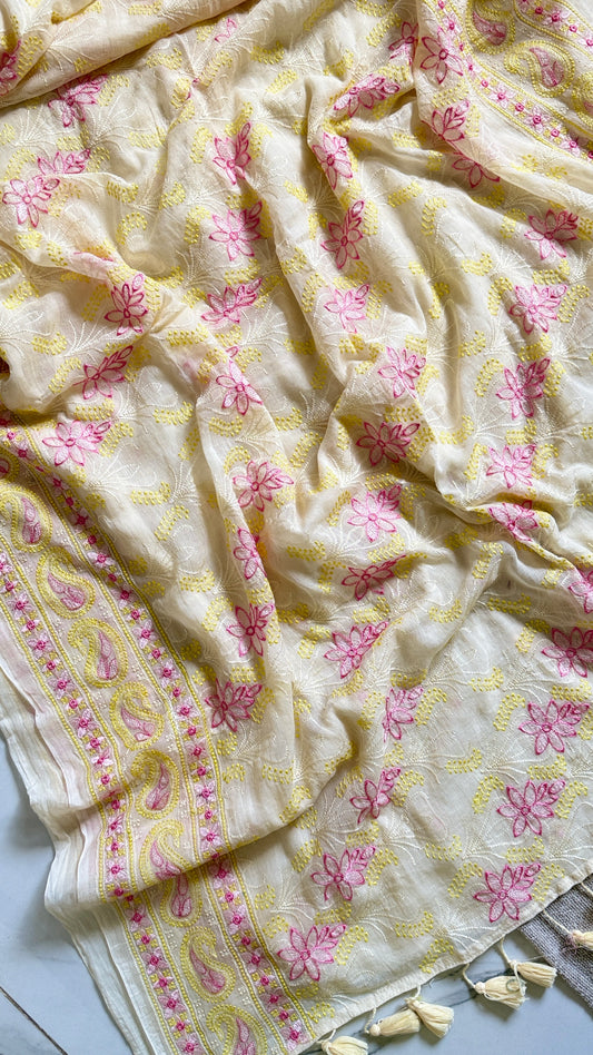 Nakshi (Nazaakat) 🌸 Off white