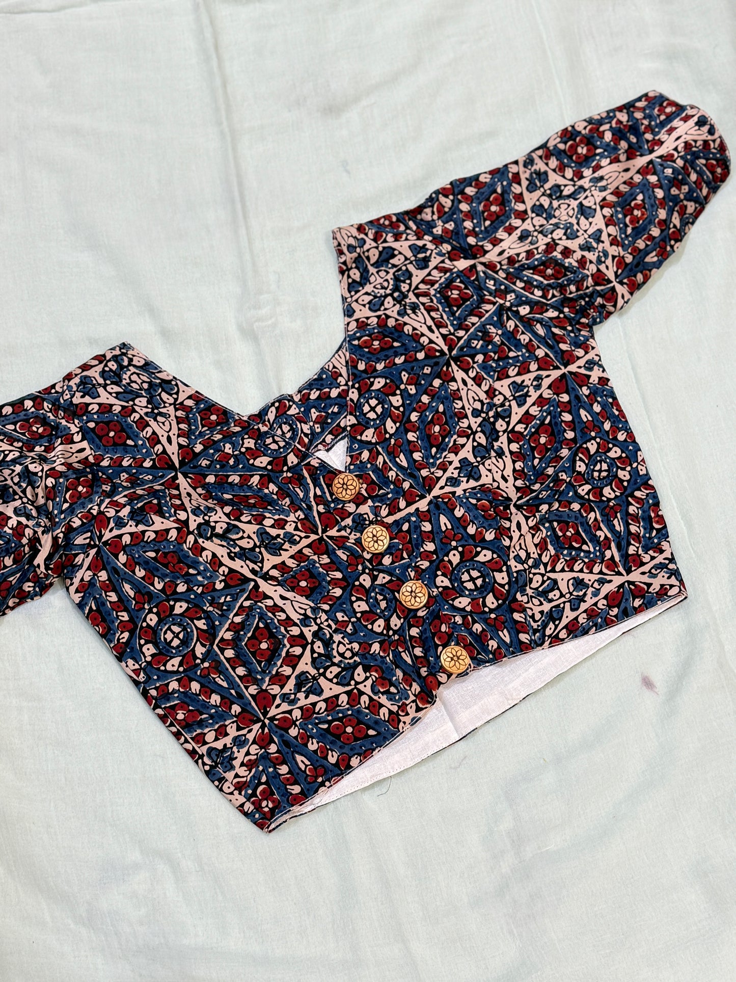Ajrakh Printed Modal Blouse