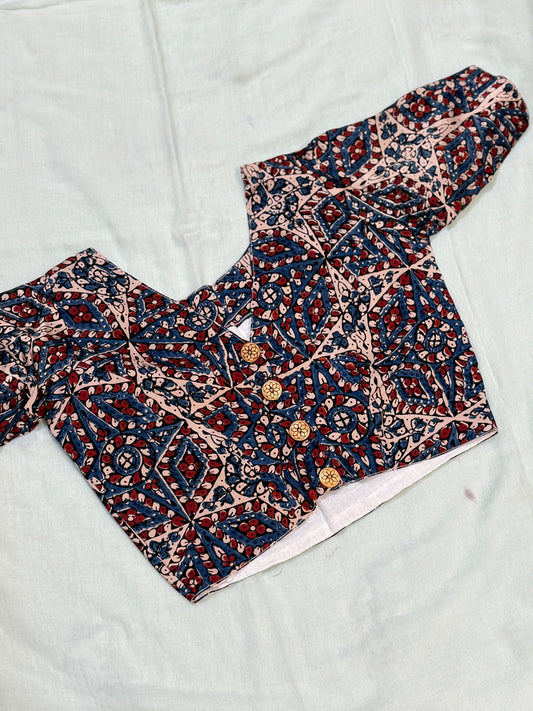 Ajrakh Printed Modal Blouse