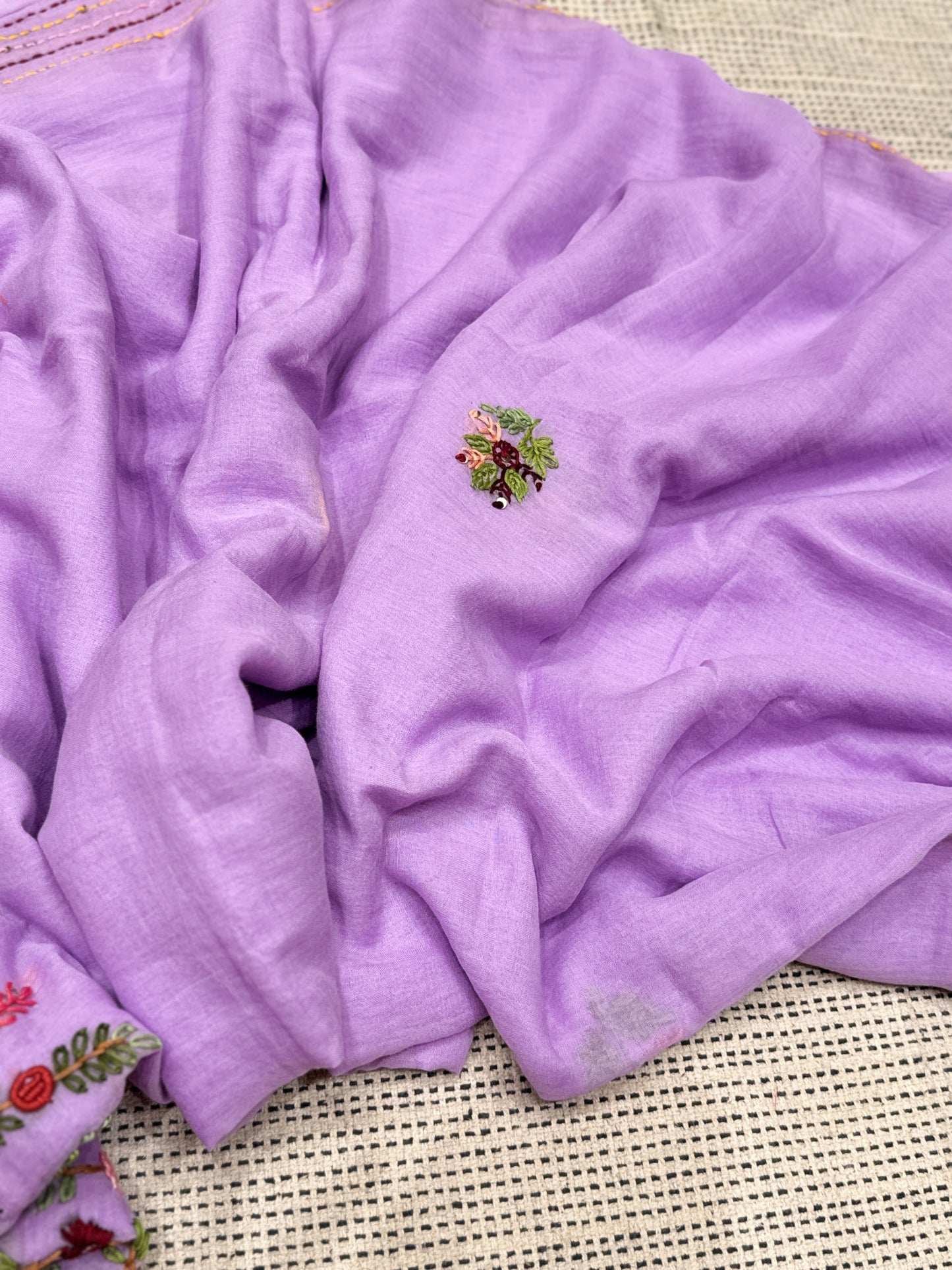 Lavender Manjari Saree