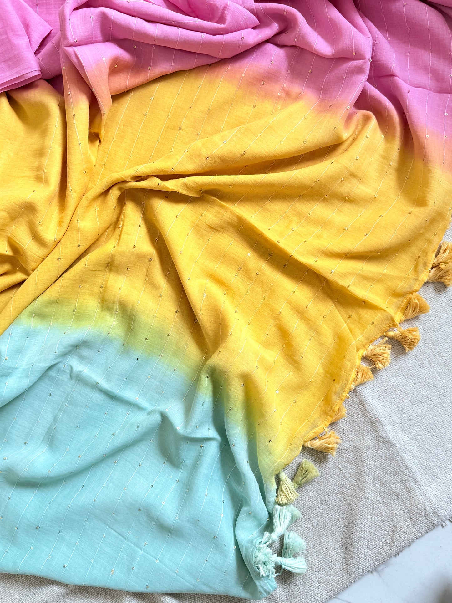 Tie-Dye (Pink-Yellow-tealblue)