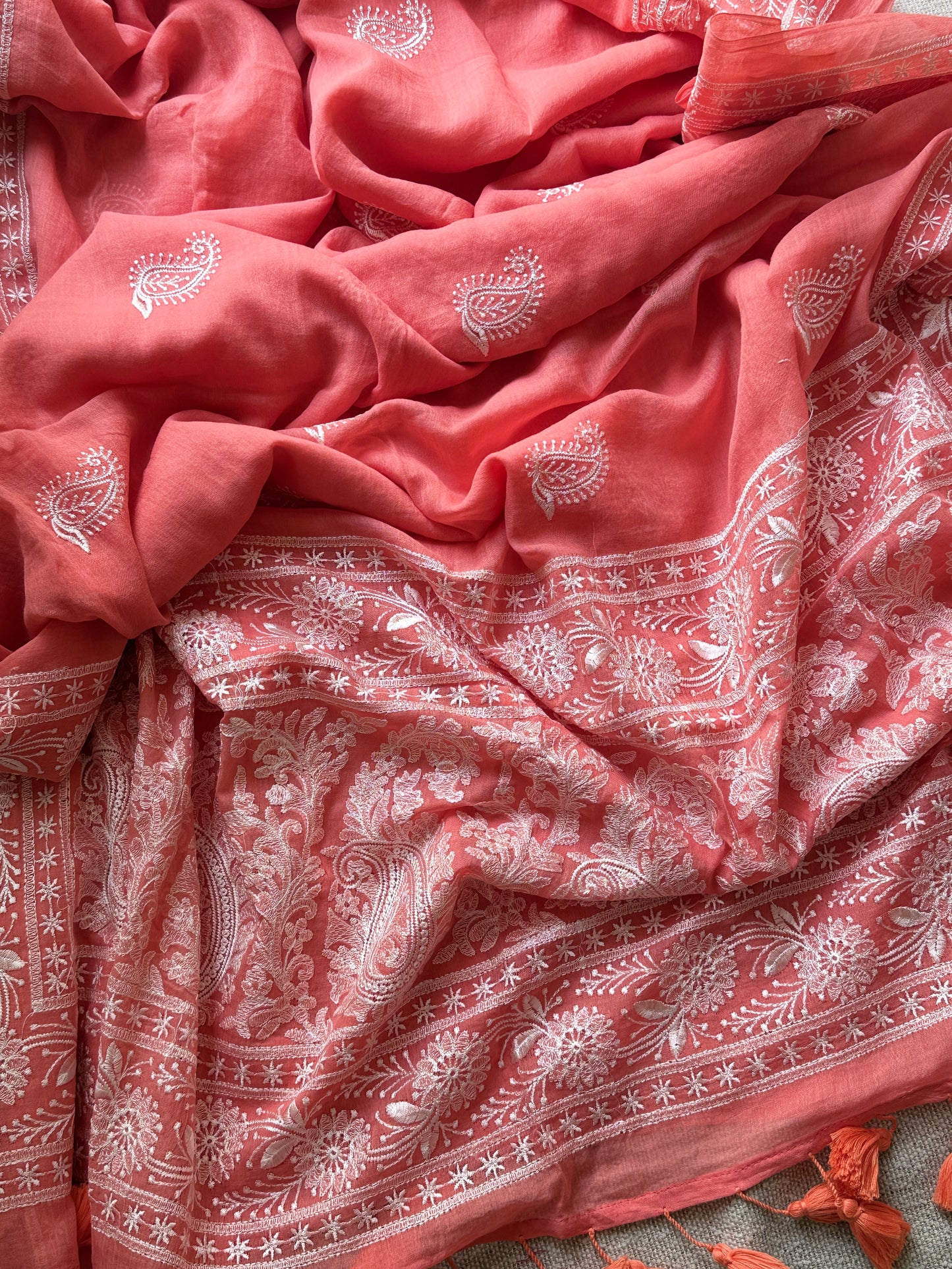 Nazaakat ( Peach Orange )