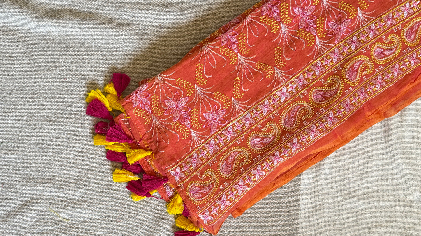 Nakshi (Nazaakat) 🌸 Dual Orange