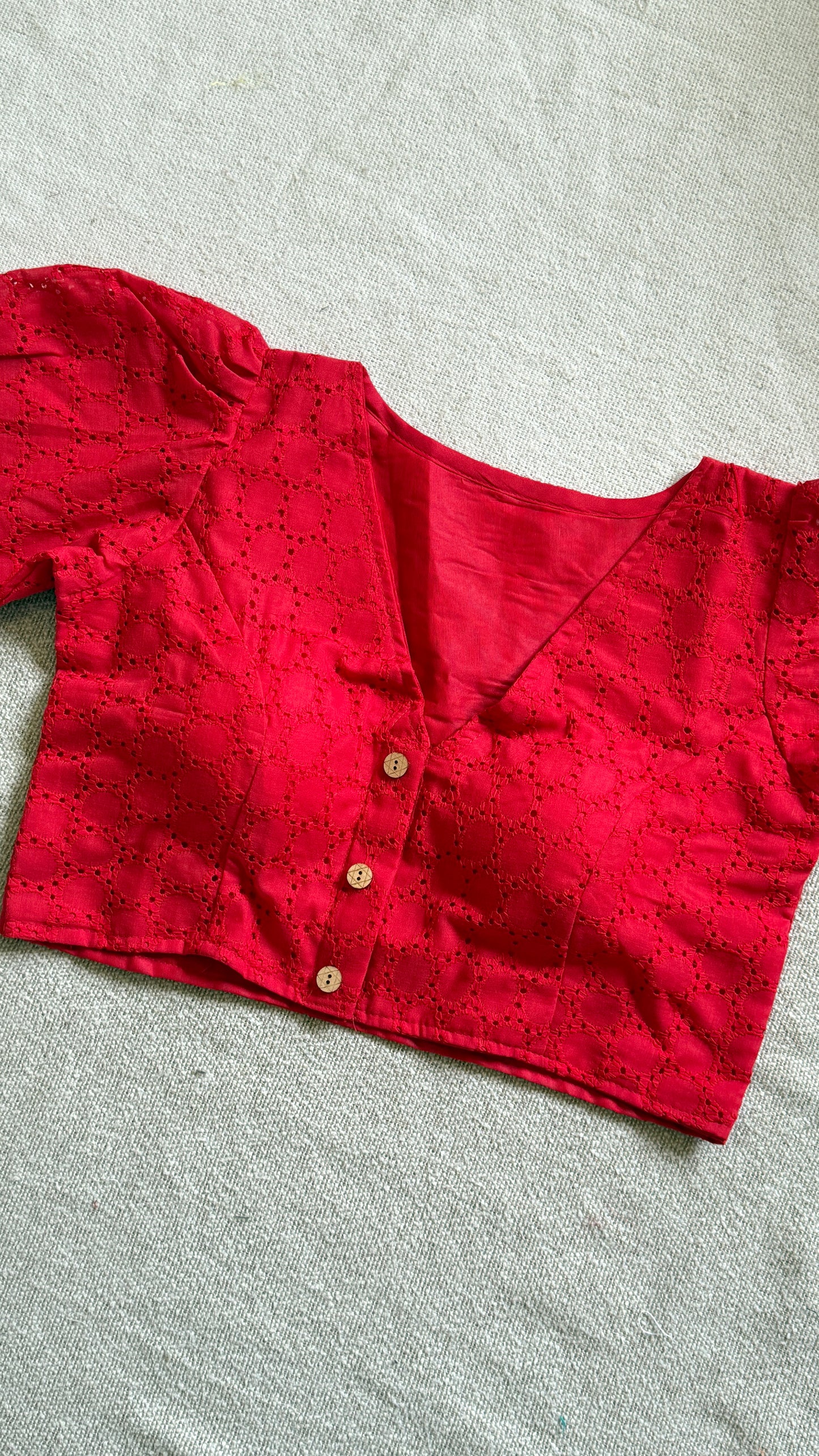 Hakoba (Red) Crop Top /Blouse 🌸