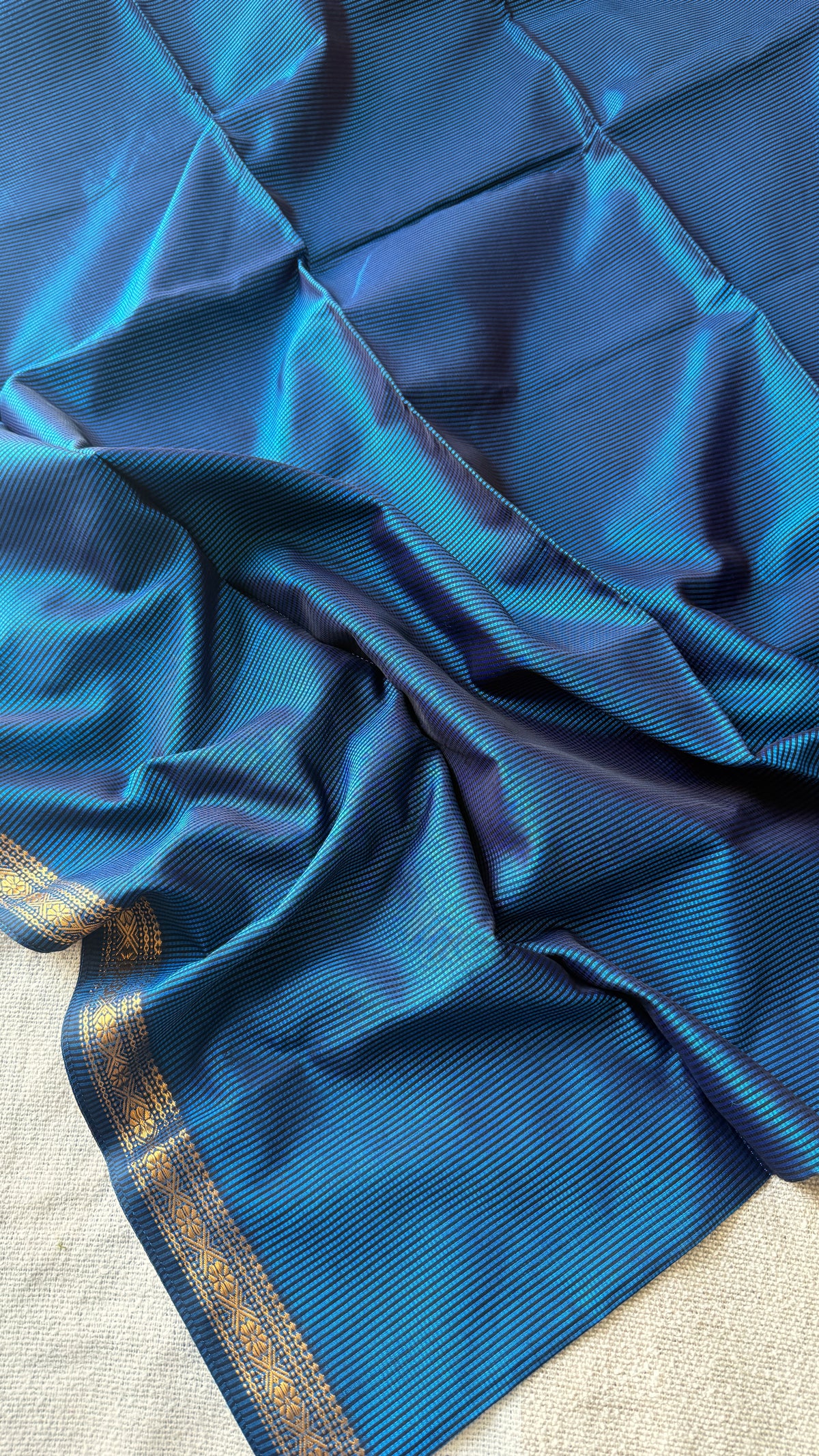 Garbh-Reshmi Maheshwari Ink Blue