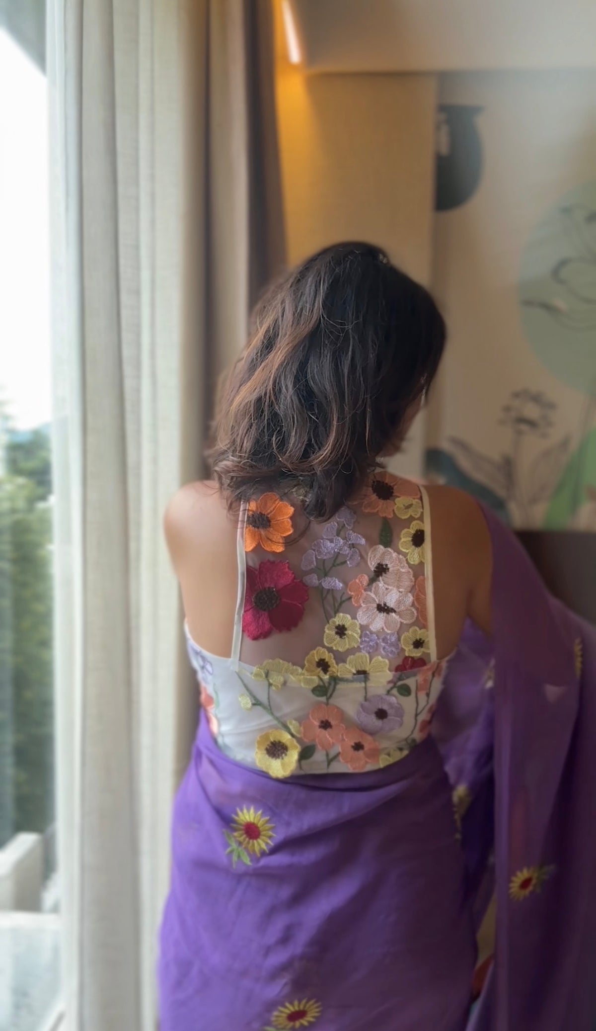 Floral Halter-Neck Blouse 🌸