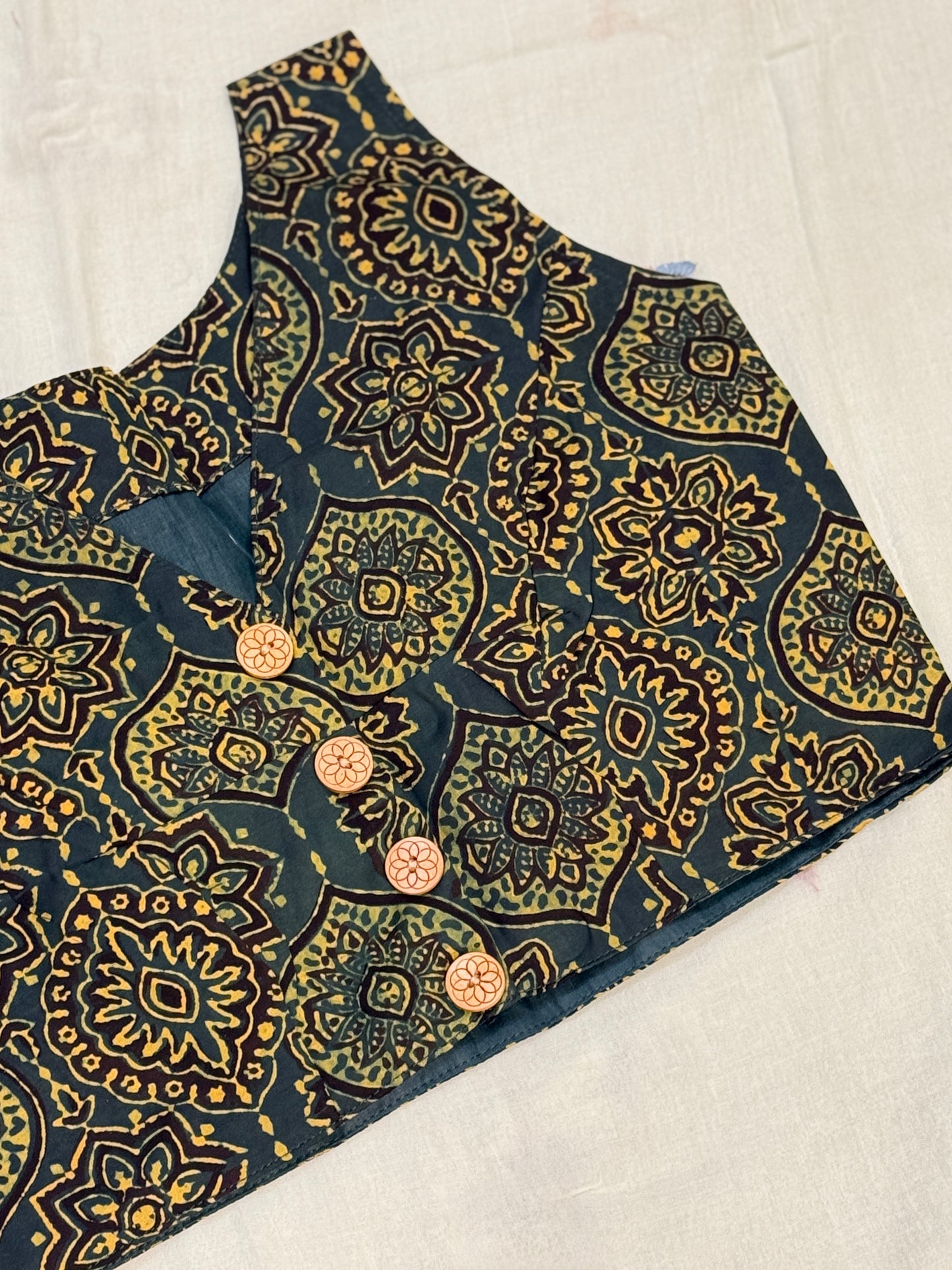 Ajrakh Printed Modal Blouse
