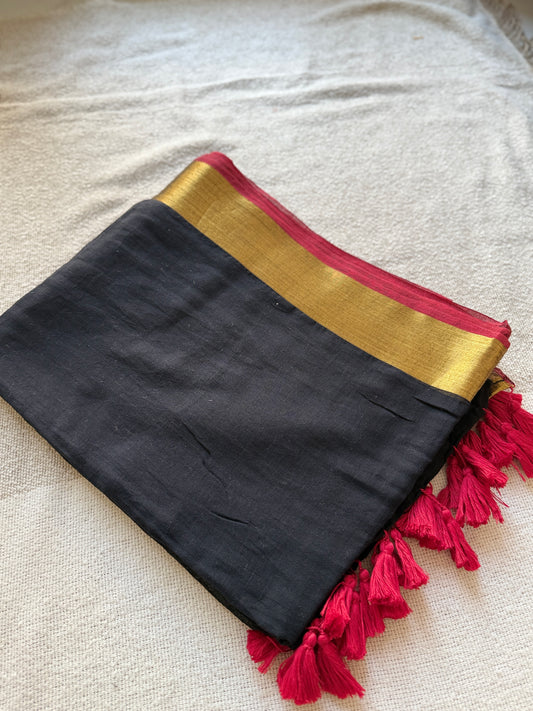 Zari Mul Cotton Saree