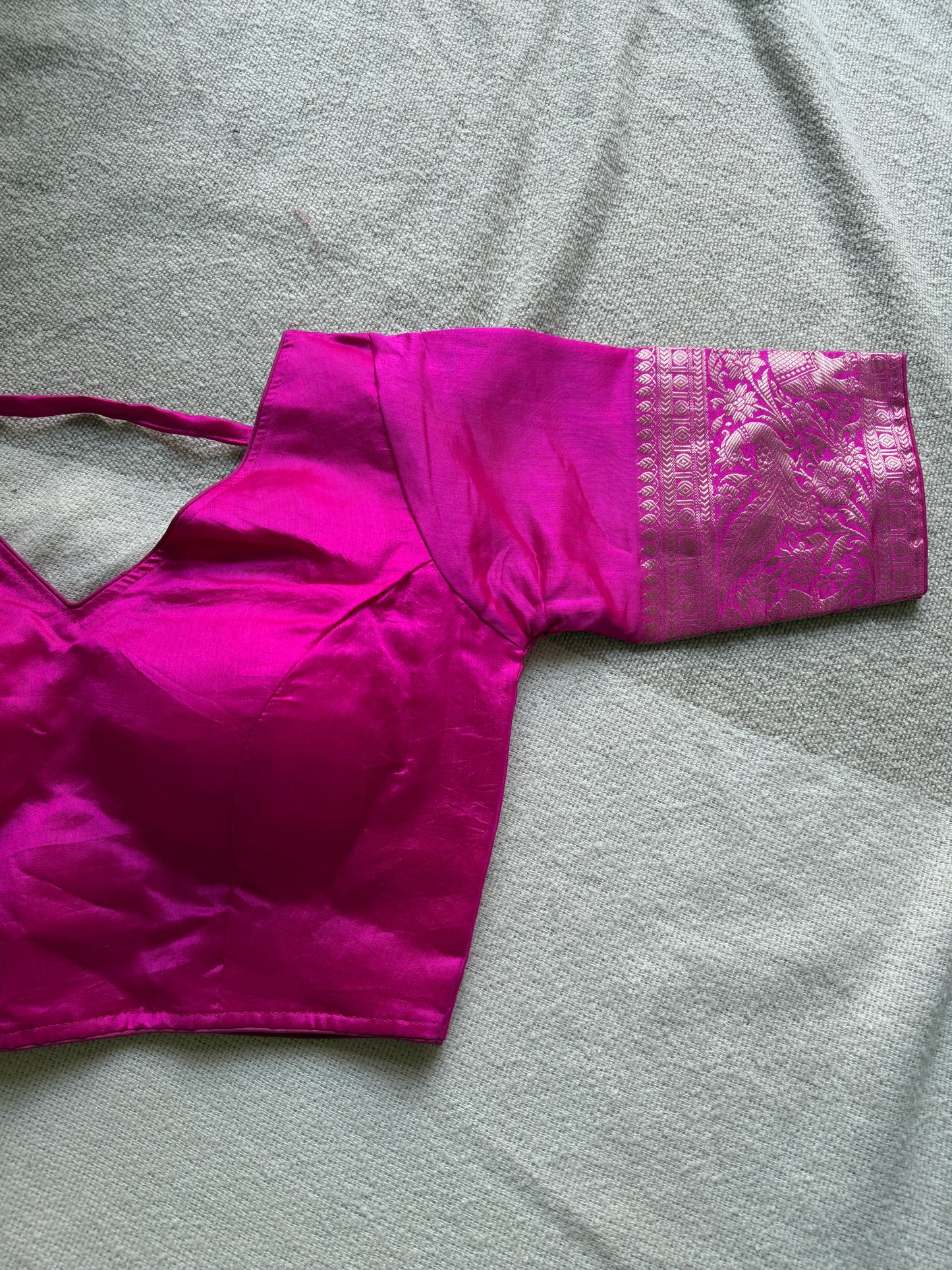 Rani Pink Silk Blouse