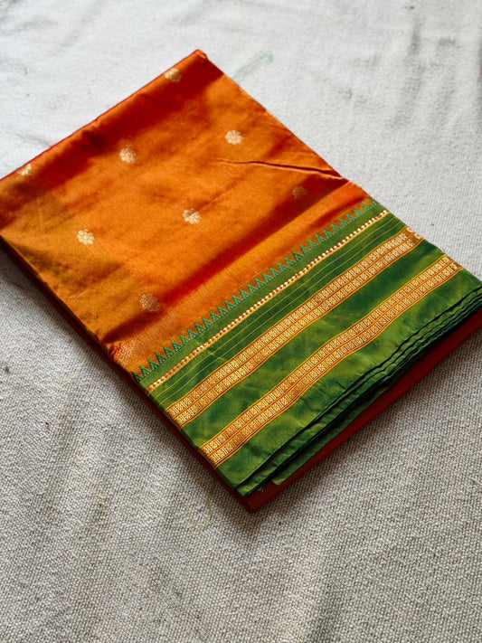 Narayanpeth Semi-Silk Yellow