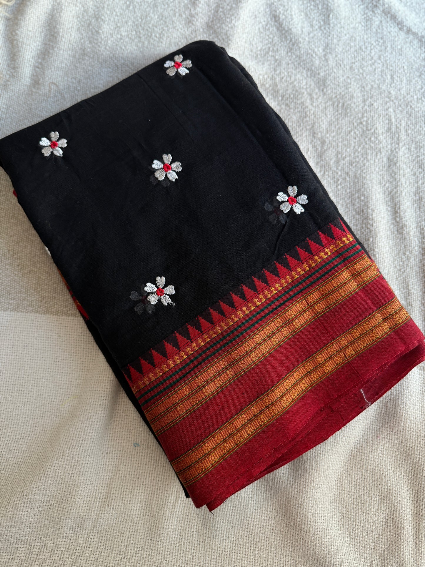 Narayanpeth Black Saree
