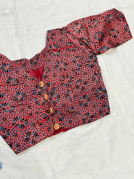 Ajrakh Printed Modal Blouse