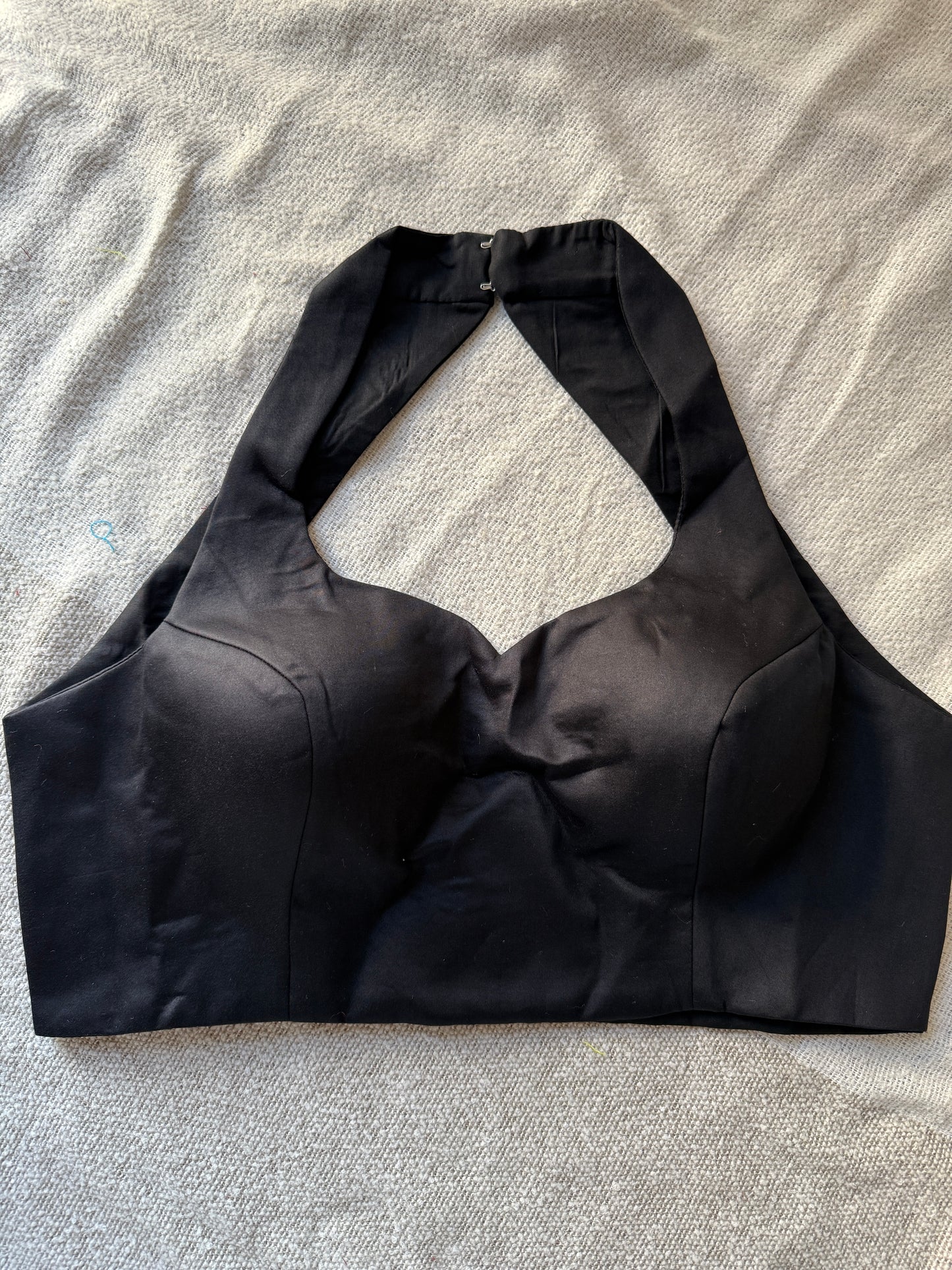 Black Halter Neck Blouse