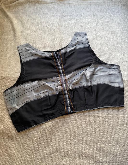 Tope Pallu Black Blouse