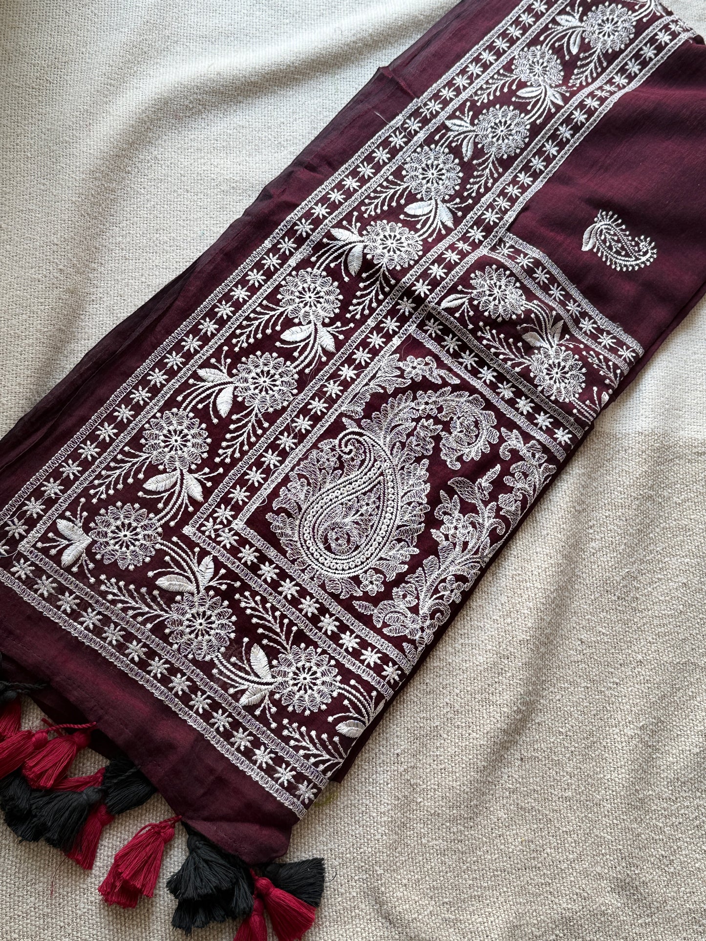 Nazaakat 🌸( Wine Red)