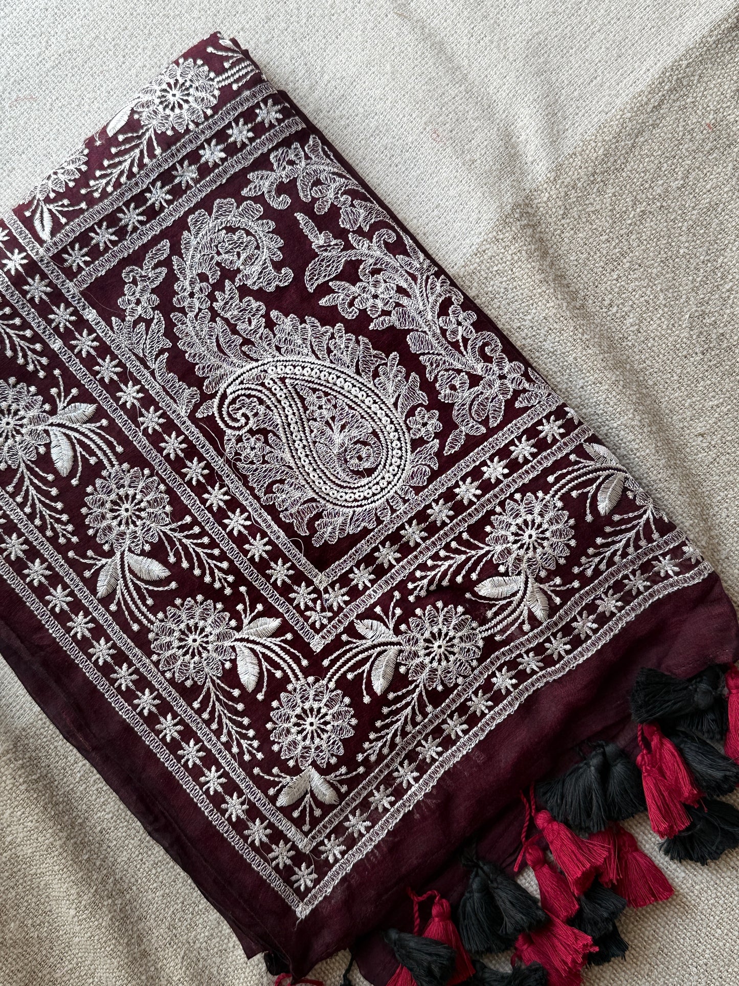 Nazaakat 🌸( Wine Red)