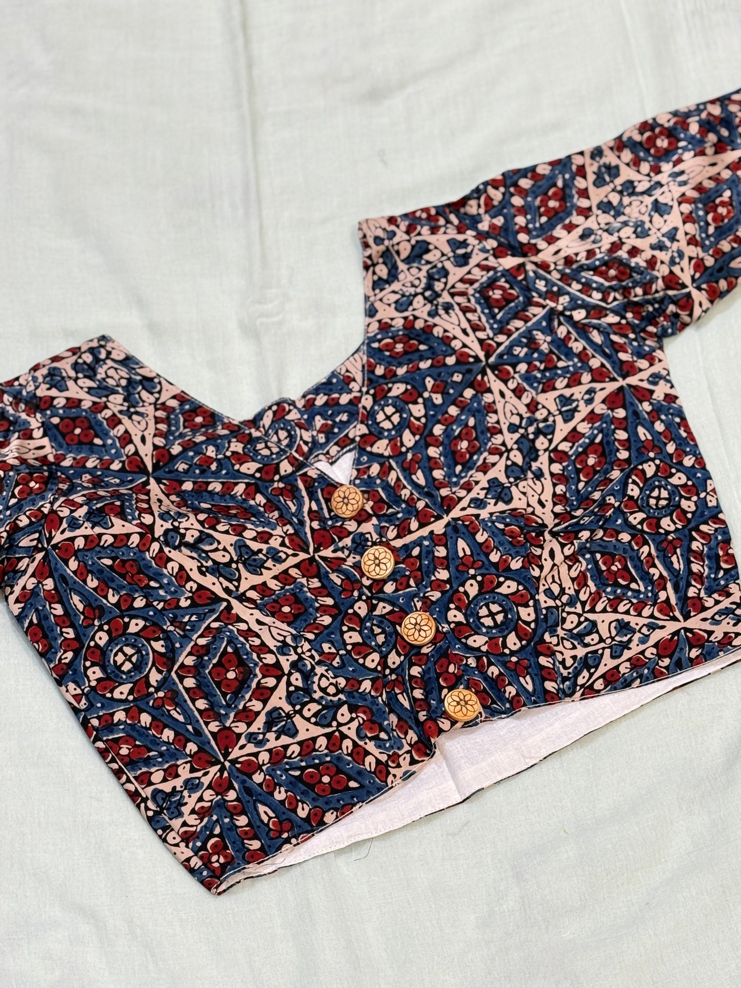 Ajrakh Printed Modal Blouse