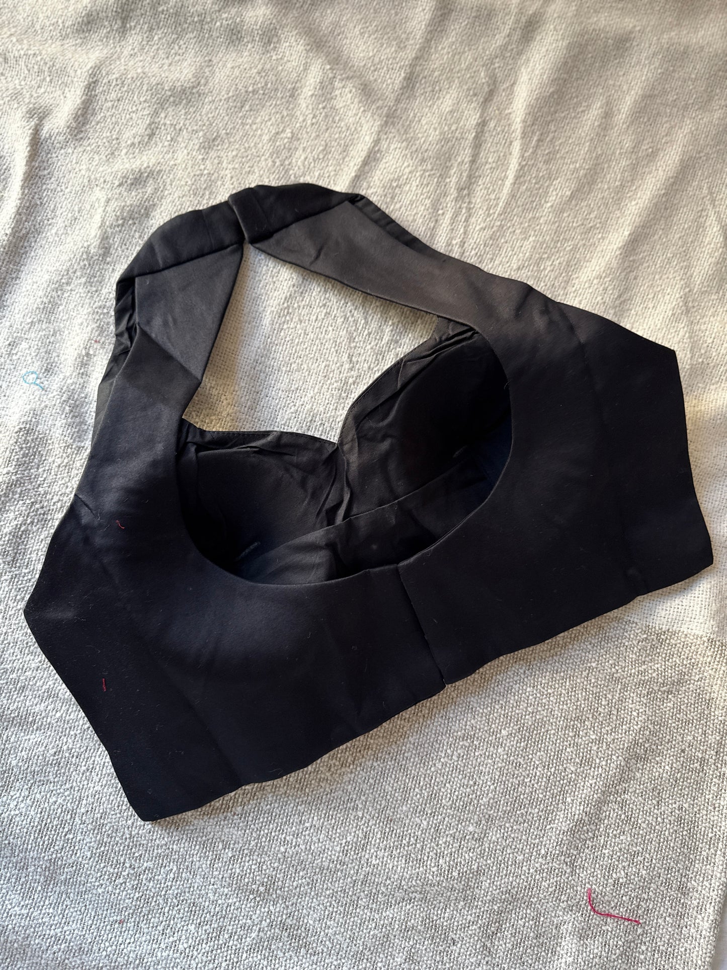 Black Halter Neck Blouse