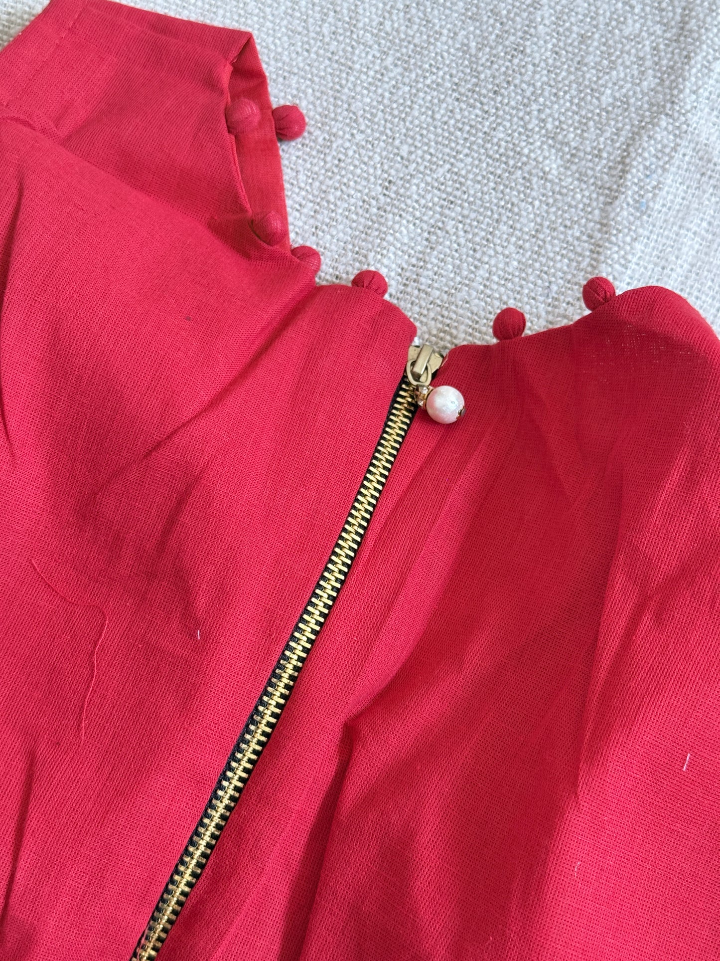 Side Stretch V neck Blouse