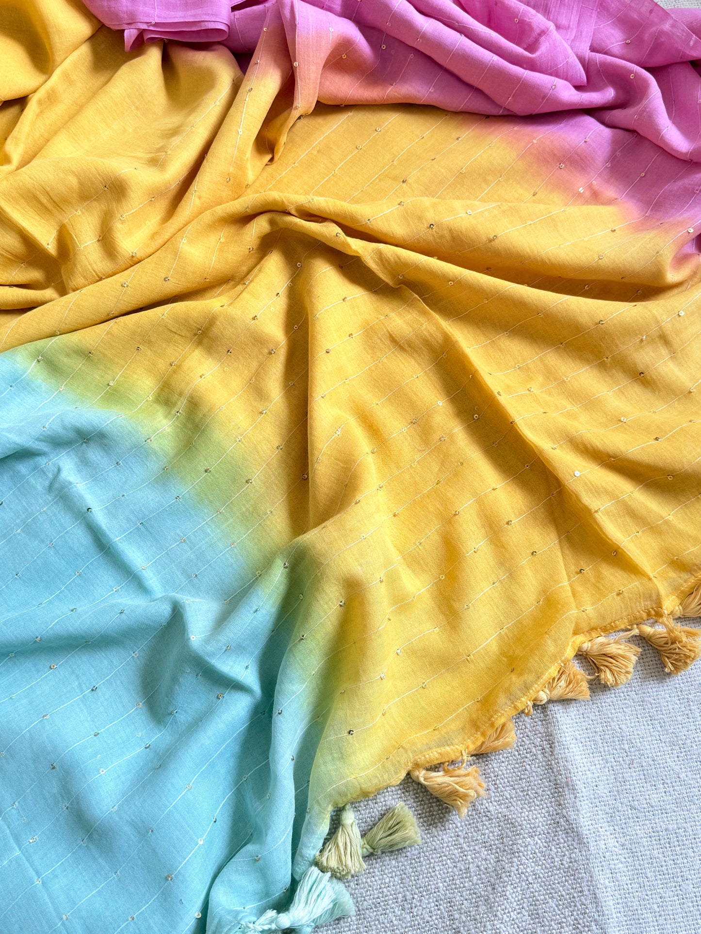 Tie-Dye (Pink-Yellow-tealblue)