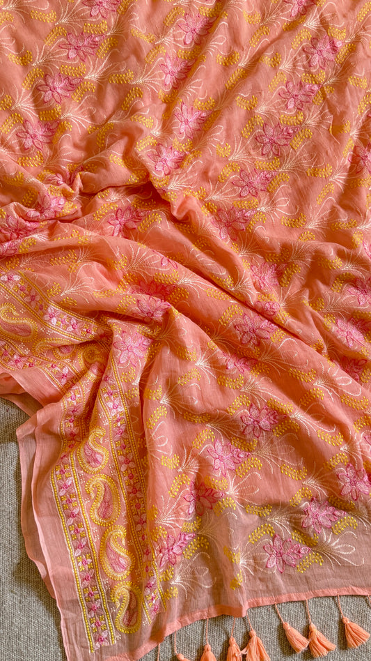 Nakshi (Nazaakat) 🌸 Peach
