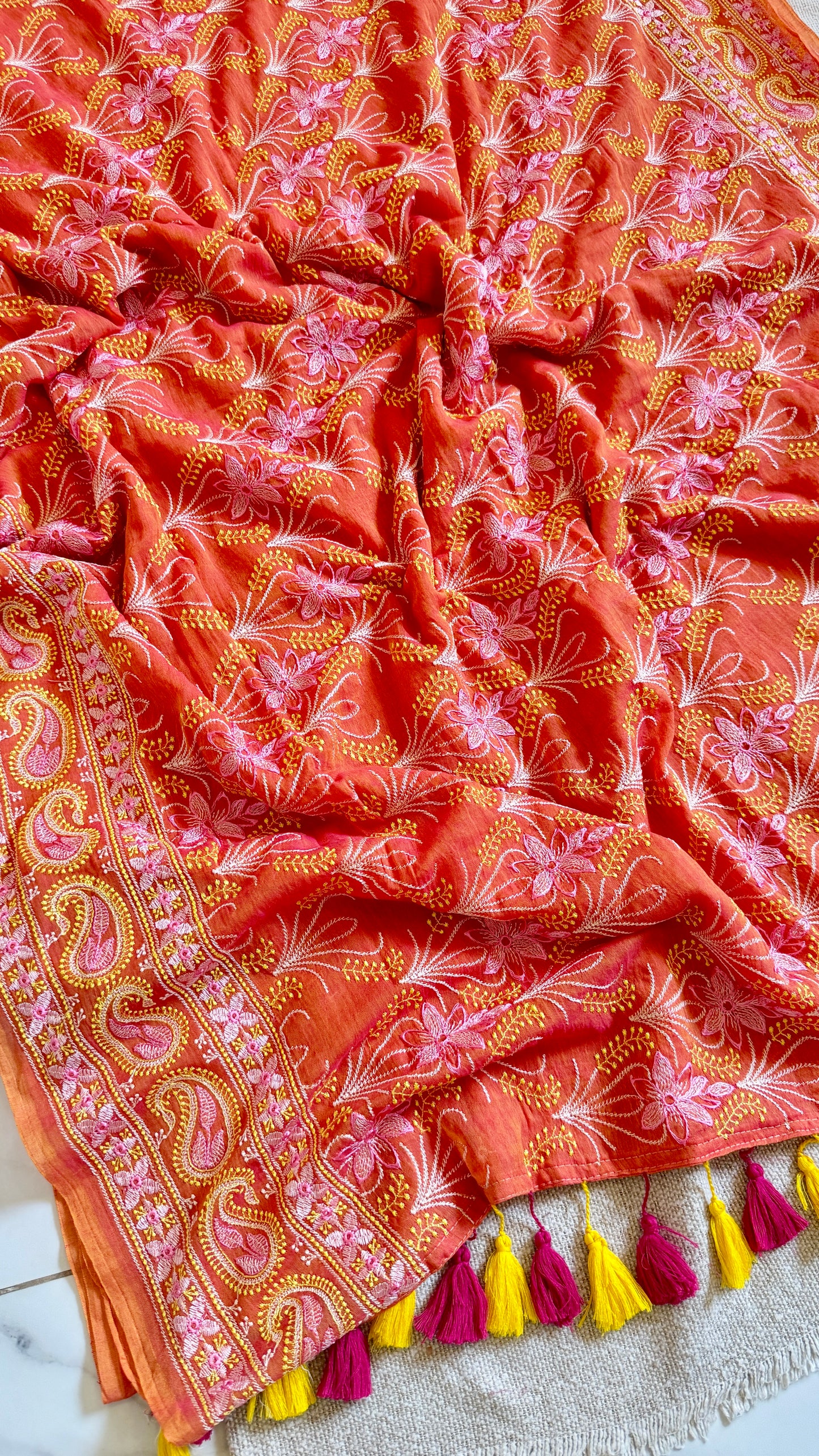 Nakshi (Nazaakat) 🌸 Dual Orange