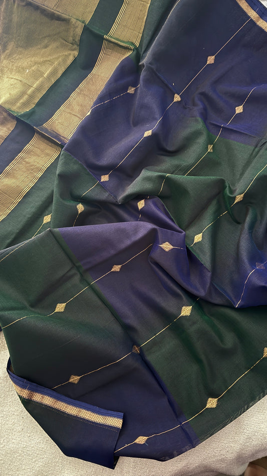 Diamond Butta Gradient Maheshwari 🌸
