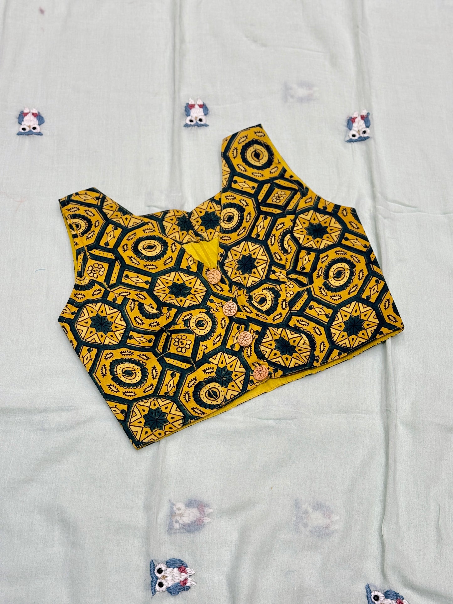 Ajrakh Printed Modal Blouse