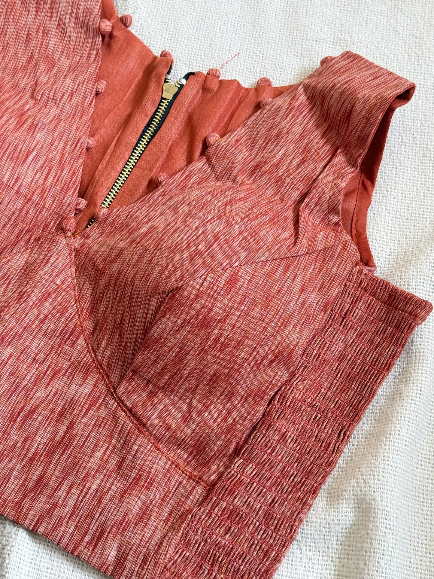 Side Stretch V Neck Blouse 🌸