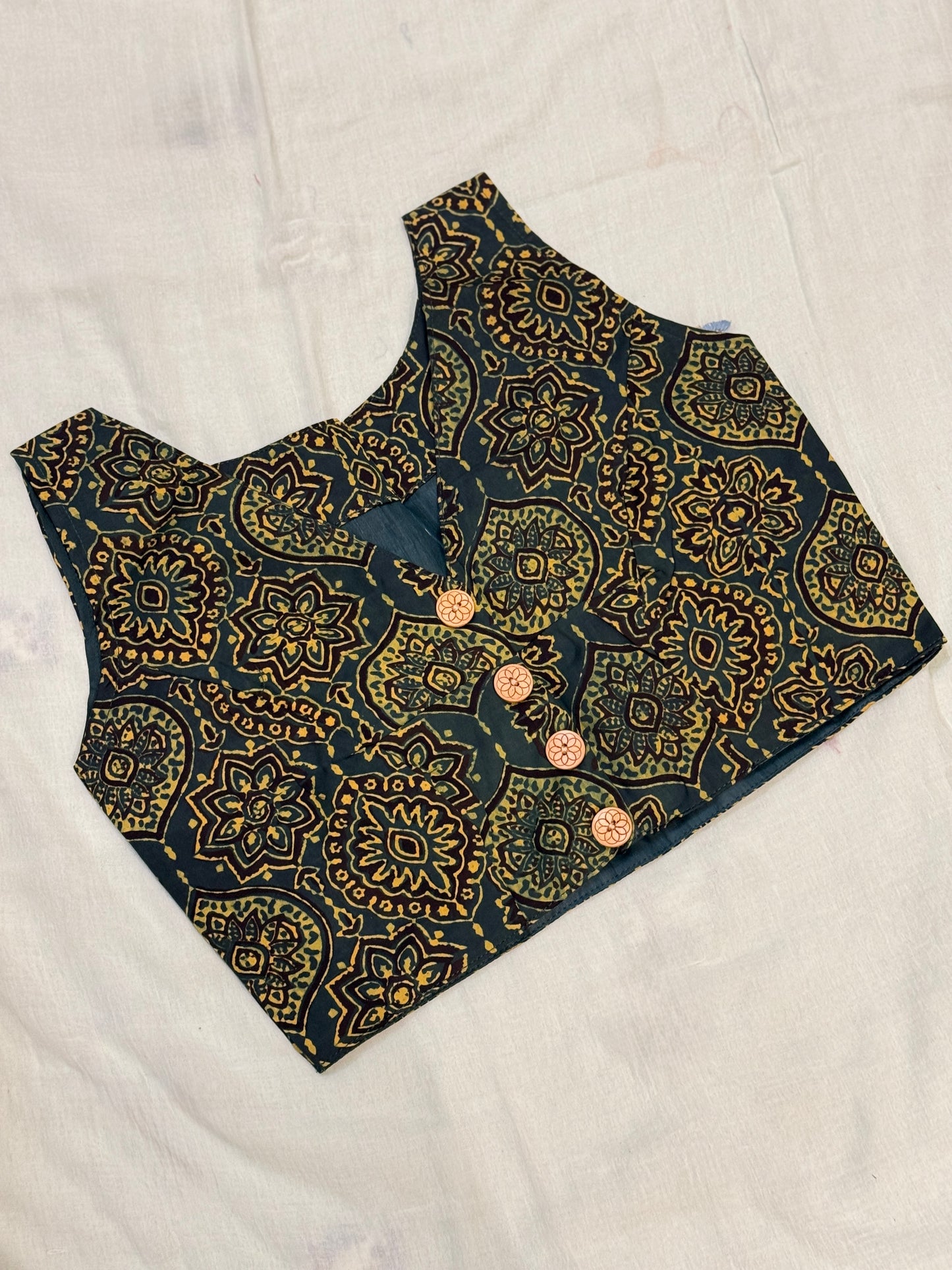 Ajrakh Printed Modal Blouse
