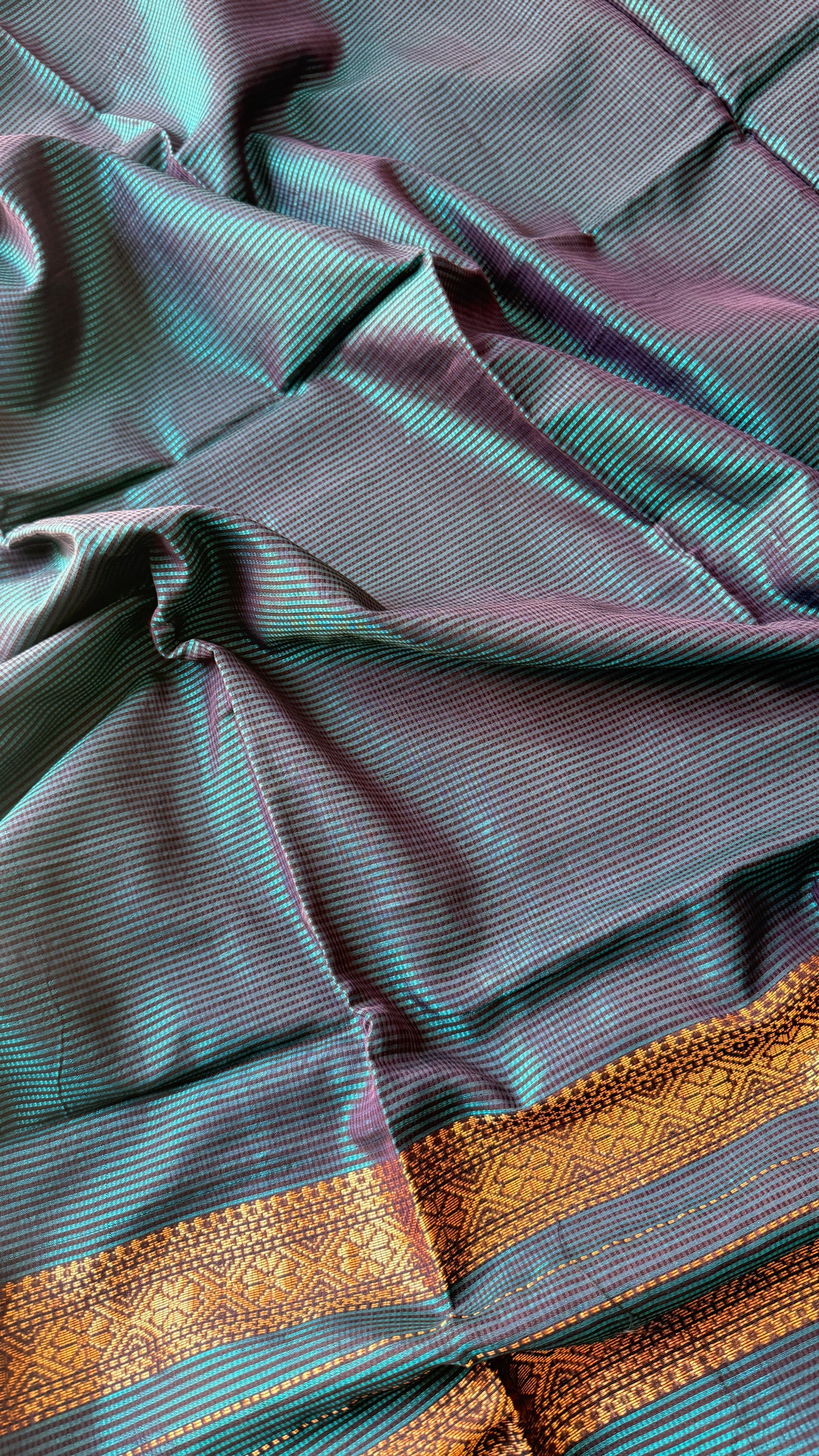 Garbh-Reshmi Maheshwari (Peacock Green)