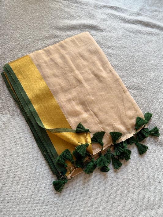 Zari Mul Cotton Saree