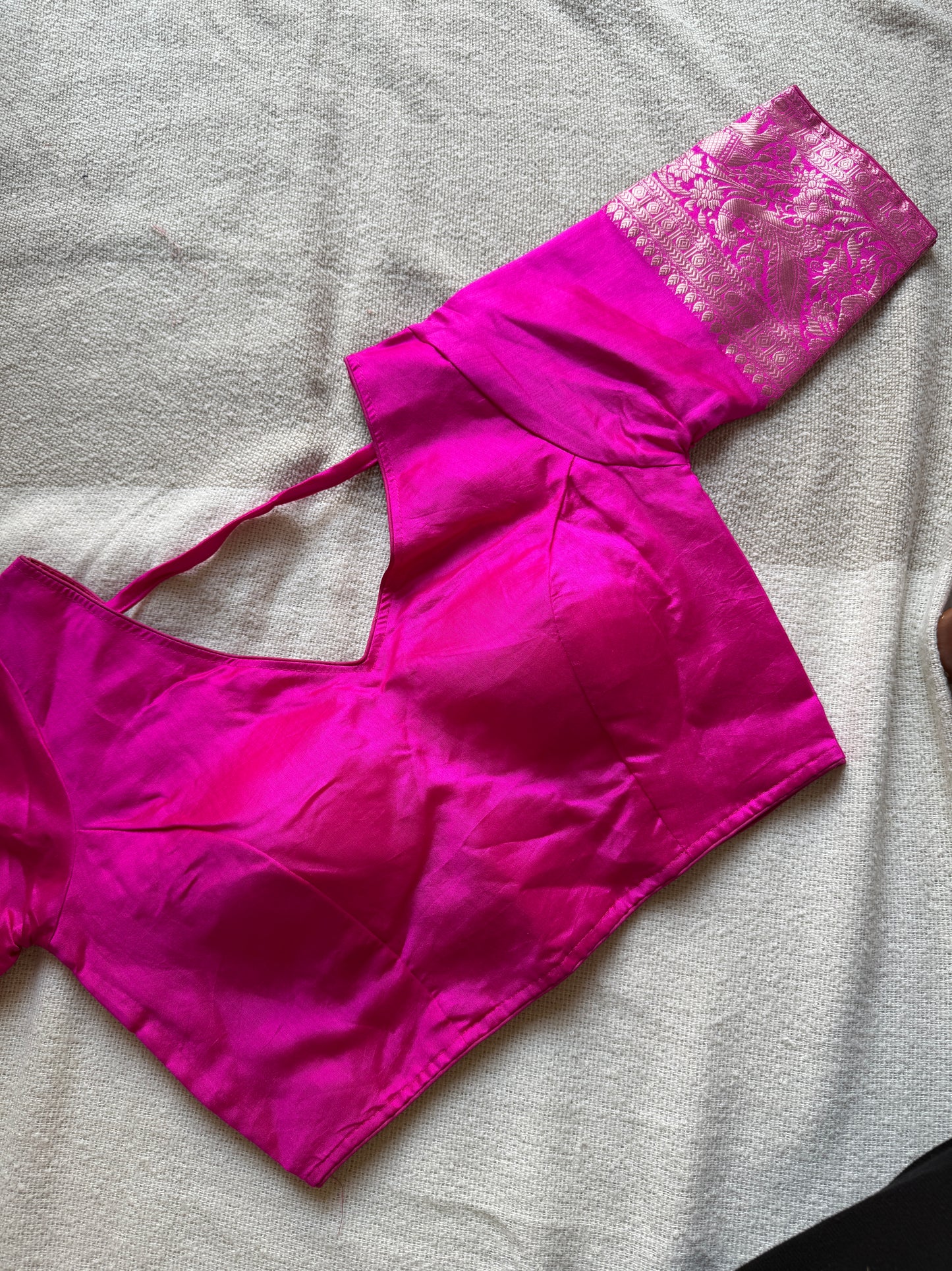 Rani Pink Silk Blouse