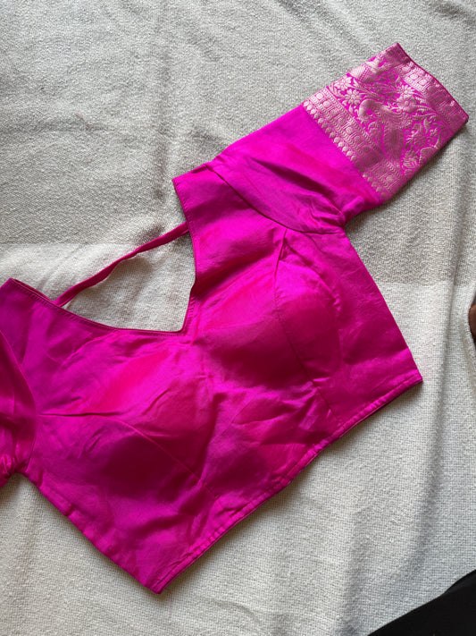 Rani Pink Silk Blouse