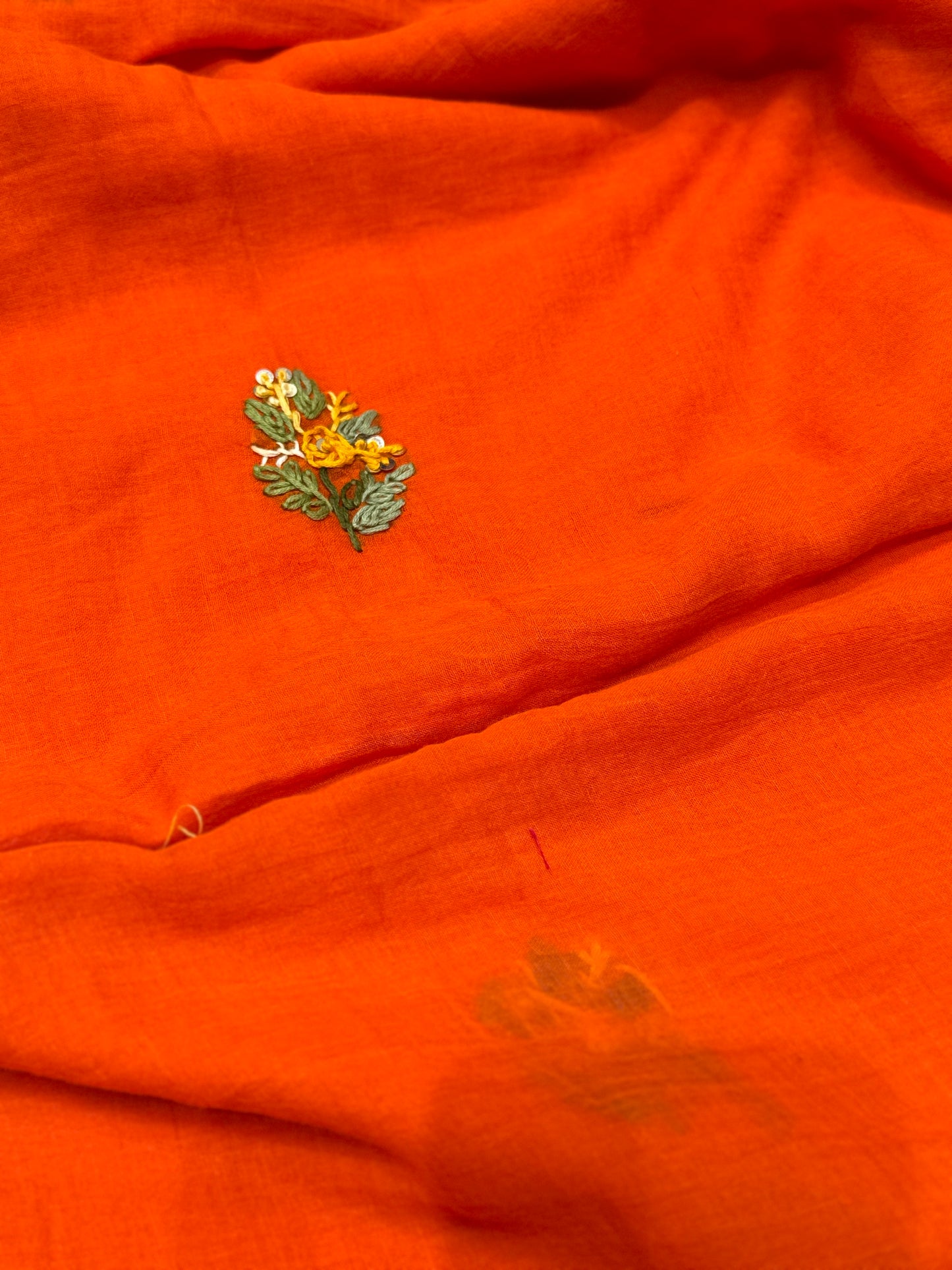 Orange Manjari Saree