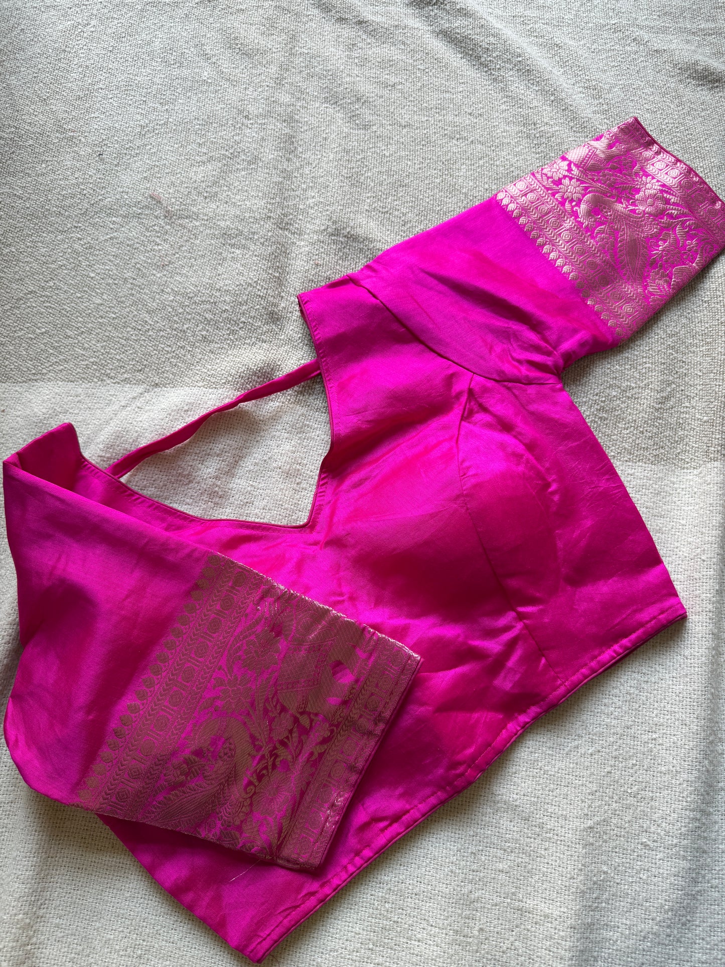 Rani Pink Silk Blouse