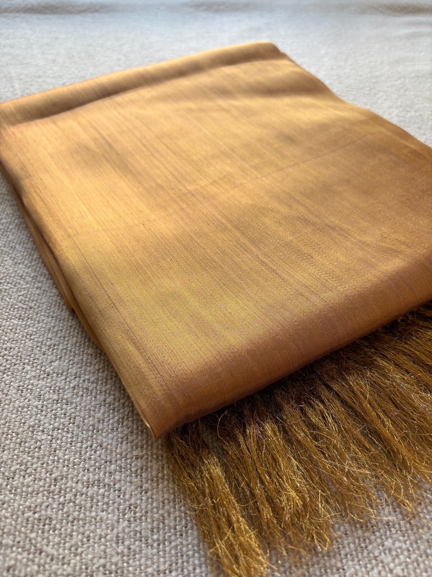 Golden Soft Tissue Saree