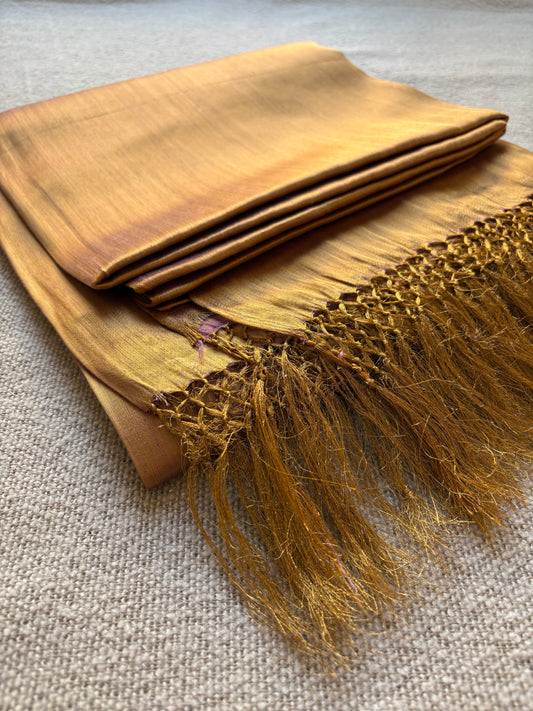 Golden Soft Tissue Saree